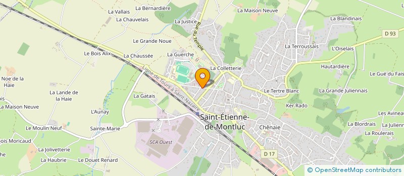 localisation de l'entreprise VM 44360  CORDEMAIS