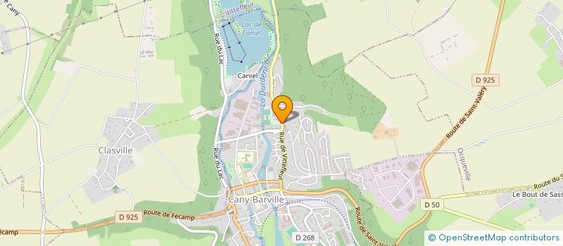 localisation de l'entreprise VM 76159  CANY-BARVILLE