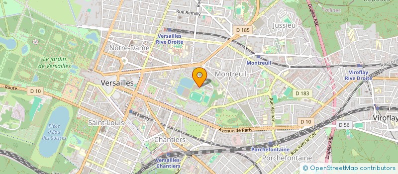 localisation de l'entreprise VM 78000 à VERSAILLES