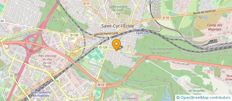 localisation de l'entreprise VM 78210  SAINT-CYR-L'ECOLE