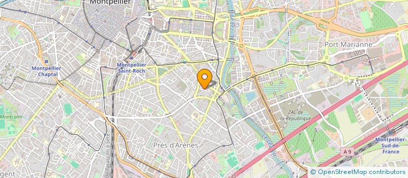 localisation de l'entreprise VM à MONTPELLIER