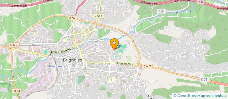 localisation de l'entreprise VM 83170  BRIGNOLES