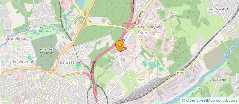 localisation de l'entreprise VM 87000 à LIMOGES