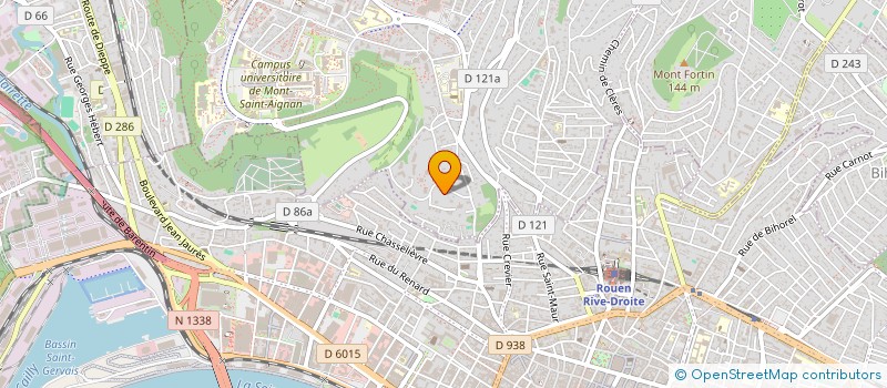 localisation de l'entreprise VM 92100 à MONT-SAINT-AIGNAN