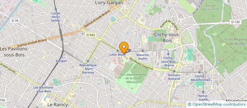 localisation de l'entreprise VM 93390 à CLICHY-SOUS-BOIS