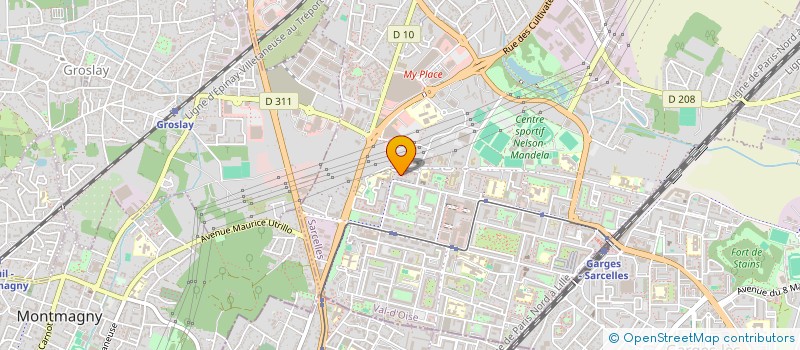 localisation de l'entreprise VM ADVISORY  SARCELLES