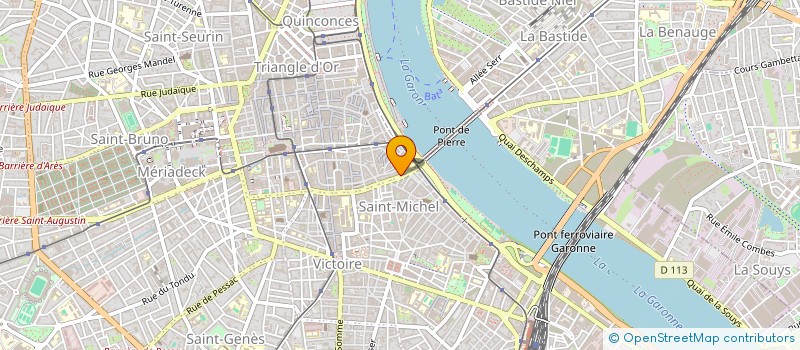 localisation de l'entreprise VM ALIMENTATION à BORDEAUX