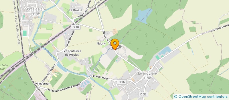 localisation de l'entreprise VM ASSIST  LIVERDY-EN-BRIE