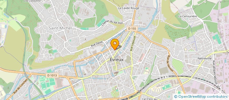 localisation de l'entreprise VM BARBER à EVREUX
