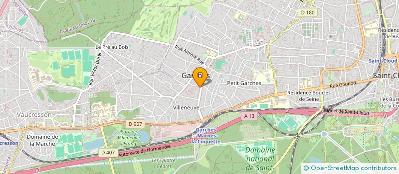 localisation de l'entreprise VM BAT à GARCHES