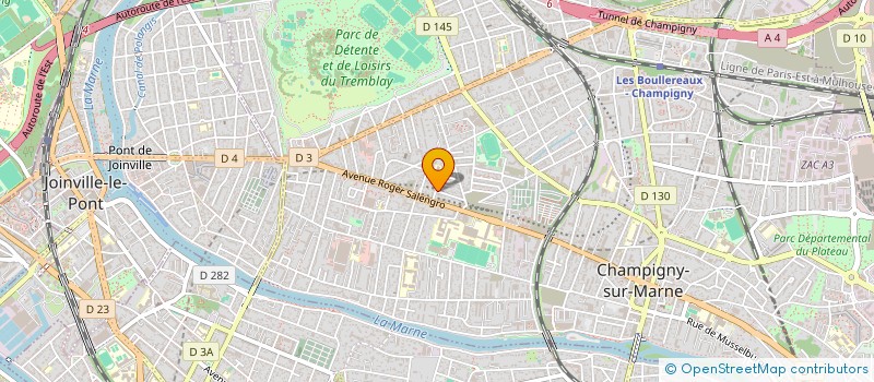localisation de l'entreprise VM BATIMENT à CHAMPIGNY-SUR-MARNE
