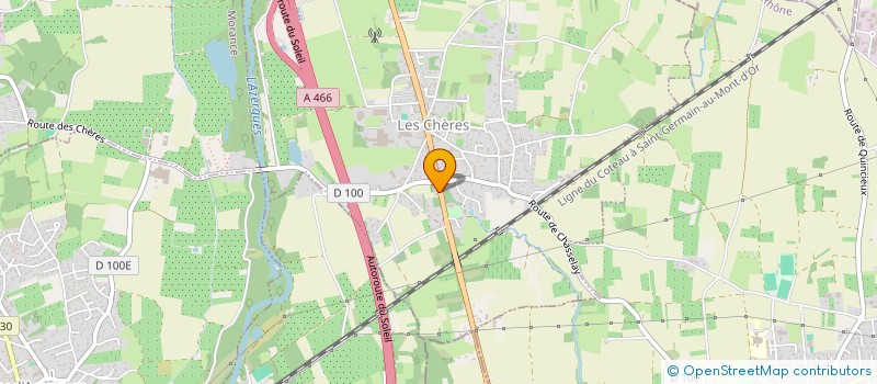 localisation de l'entreprise VM BATIMENT à LES CHERES