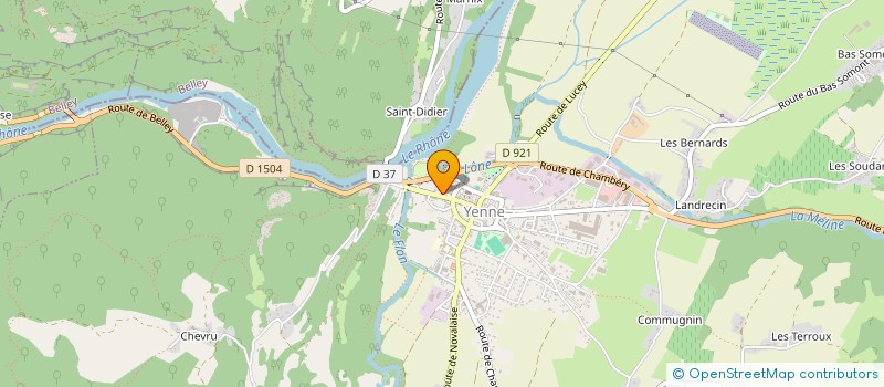 localisation de l'entreprise VM CONCEPT ELEC  YENNE