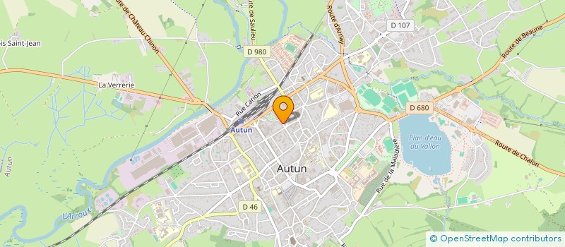 localisation de l'entreprise VM CONSEILS ET EXPERTISE COMPTABLE à AUTUN