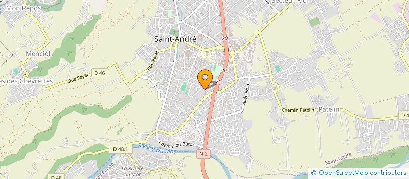 localisation de l'entreprise VM CONSTRUCTION à SAINT-ANDRE