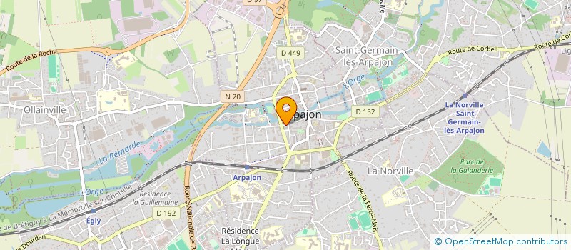 localisation de l'entreprise VM CONSTRUCTIONS à ARPAJON