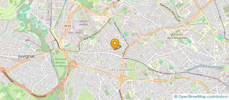 localisation de l'entreprise VM CONSTRUCTIONS  MONTPELLIER