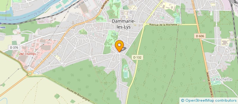 localisation de l'entreprise VM CONSULTING à DAMMARIE-LES-LYS