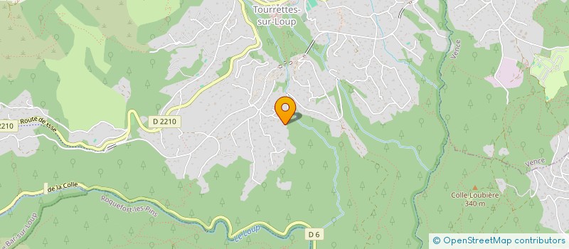 localisation de l'entreprise VM CONSULTING à TOURRETTES-SUR-LOUP