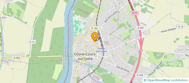 localisation de l'entreprise VM CONSULTING  COSNE-COURS-SUR-LOIRE