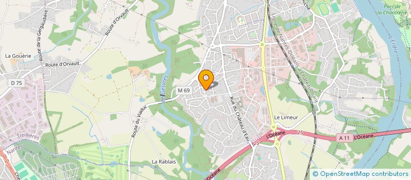 localisation de l'entreprise VM DESIGN à LA CHAPELLE-SUR-ERDRE