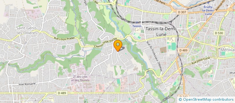 localisation de l'entreprise VM DEVELOPPEMENT  TASSIN-LA-DEMI-LUNE