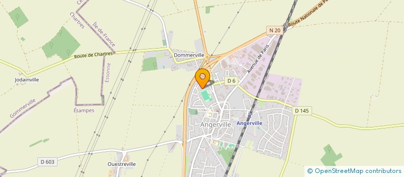 localisation de l'entreprise VM ELECTRICITE à ANGERVILLE