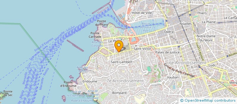 localisation de l'entreprise VM ESTRATEGI  MARSEILLE