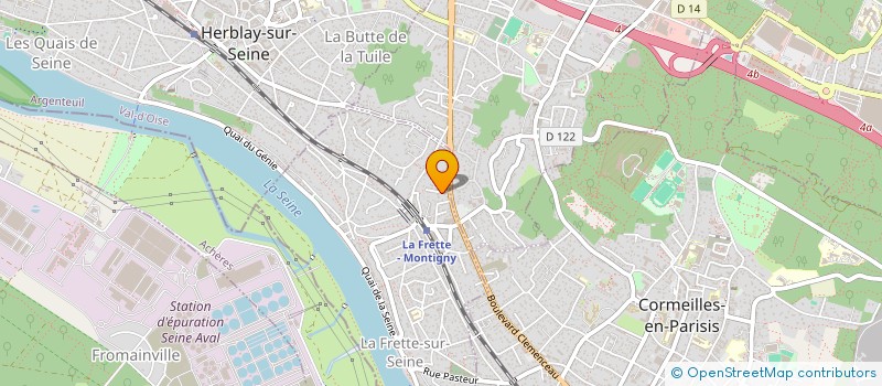 localisation de l'entreprise VM EVENTS  LA FRETTE-SUR-SEINE