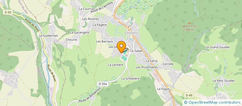 localisation de l'entreprise VM HABITAT  CHIRENS