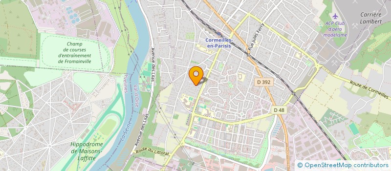 localisation de l'entreprise VM HOLDING  CHANTELOUP-LES-VIGNES