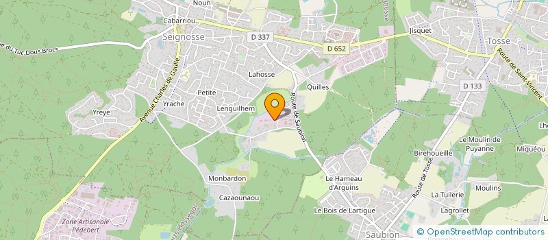 localisation de l'entreprise VM HOLDING INVEST  SEIGNOSSE