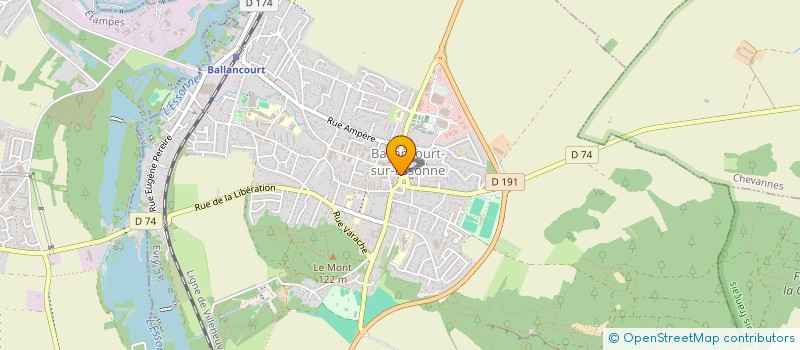 localisation de l'entreprise VM IMMO à BALLANCOURT-SUR-ESSONNE