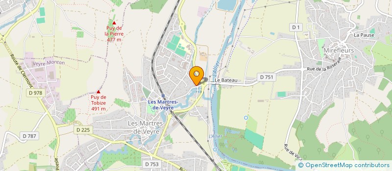 localisation de l'entreprise VM IMMO  LES MARTRES-DE-VEYRE