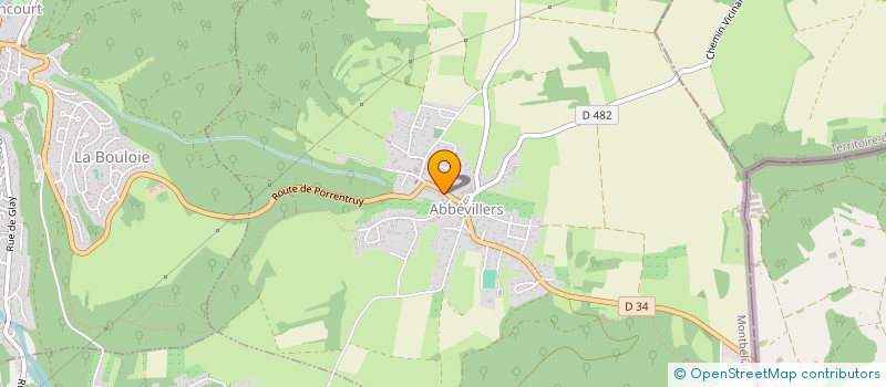 localisation de l'entreprise VM IMMO  ABBEVILLERS