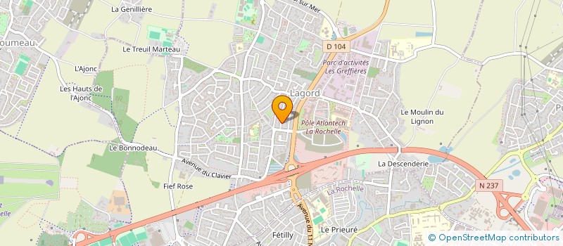 localisation de l'entreprise VM IMMOBILIER SAS  LAGORD