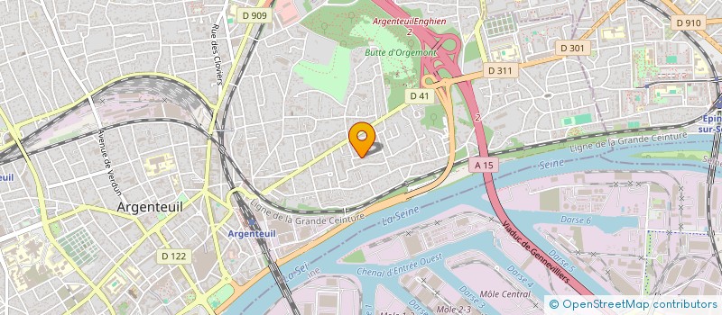 localisation de l'entreprise VM INVEST  ARGENTEUIL