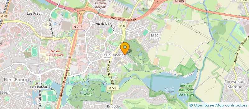 localisation de l'entreprise VM INVEST à VILLENEUVE-D'ASCQ