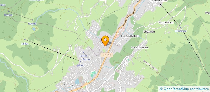 localisation de l'entreprise VM INVESTIR SARL  MEGEVE