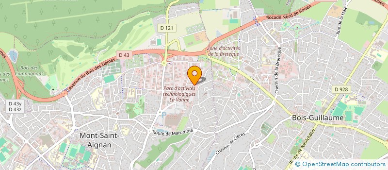 localisation de l'entreprise VM LAUMONIER à MONT-SAINT-AIGNAN