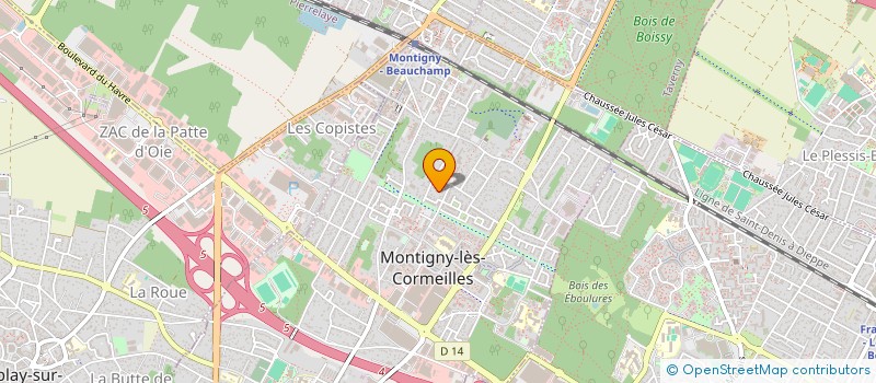 localisation de l'entreprise VM LIFT à MONTIGNY-LES-CORMEILLES
