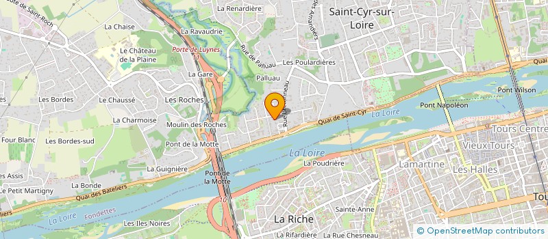 localisation de l'entreprise VM PATRIMOINE  SAINT-CYR-SUR-LOIRE