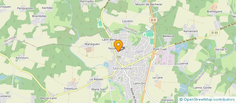 localisation de l'entreprise VM PHOTOGRAPHE  MERLEVENEZ