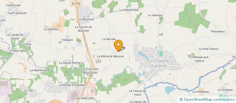 localisation de l'entreprise VM PHOTOVOLTAIQUE  LA GACILLY