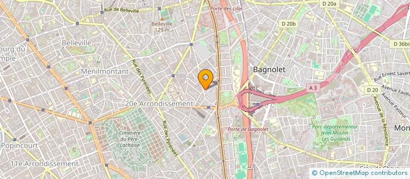 localisation de l'entreprise VM PRO  PARIS