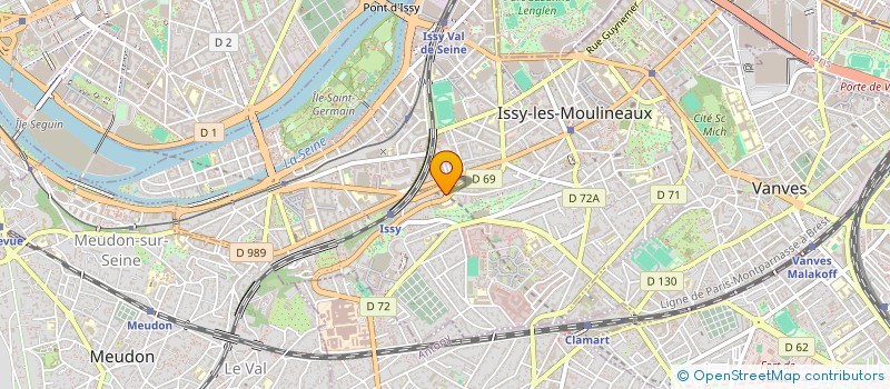 localisation de l'entreprise VM RENOVATION à ISSY-LES-MOULINEAUX