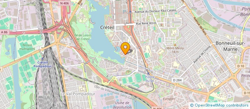 localisation de l'entreprise VM SERVICES à CRETEIL