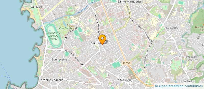 localisation de l'entreprise VM SPORT à MARSEILLE