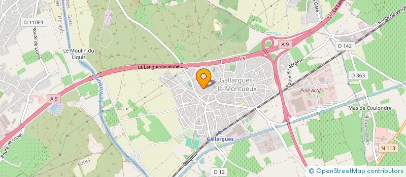 localisation de l'entreprise VM SUD CONSEIL IMMOBILIER  GALLARGUES-LE-MONTUEUX