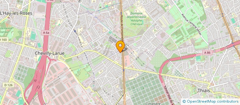 localisation de l'entreprise VM TRANS PRESTIGE  CHEVILLY LARUE